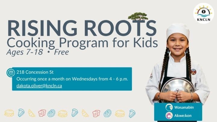 Rising Roots cooking program gathering